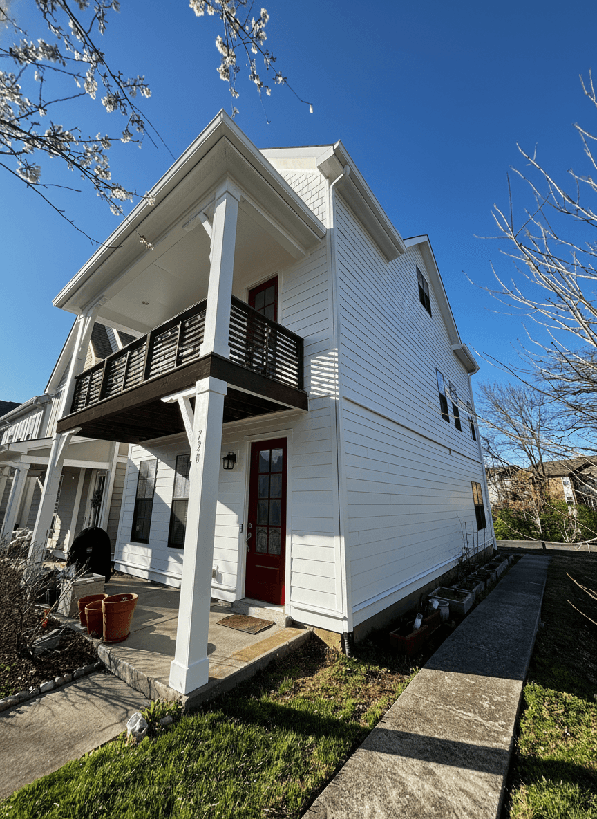 Three-Story Exterior Repaint in Germantown, Nashville — A Case Study